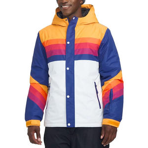 Fournisseur OEM Veste de ski pour hommes Coupe personnalisée avec impression de logo en tissu thermique respirant et options de vêtements de marque privée - Product Image 1