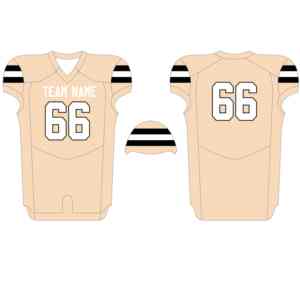 Maillot de football américain classique personnalisable, respirant et grande taille avec manches courtes et PCS-R-11 de service OEM - Product Image 3