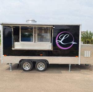 Carros de café multifunción Remolque de comida móvil, carrito de comida Helado Mini camión de comida. - Product Image 4
