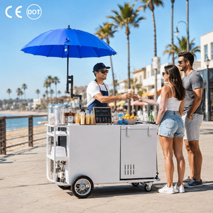 Chariot à café mobile commercial Etodevice, chariot de vente ambulant personnalisé pour l'extérieur - Product Image 1