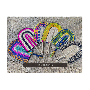 Éventail à main écologique paille tissée bambou feuille de palmier éventail fait main vente en gros pour décoration d'événement de mariage fournisseur d'exportation - Product Image 4