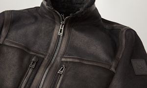 Veste en cuir à capuche personnalisée pour hommes au meilleur prix Veste en cuir tendance de haute qualité fabriquée au Pakistan - Product Image 4