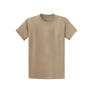 T-shirts unisexes imprimés personnalisés T-shirts pour hommes en coton uni Chemise respirante Vente de gros T-shirt à col rond en coton - Product Image 4
