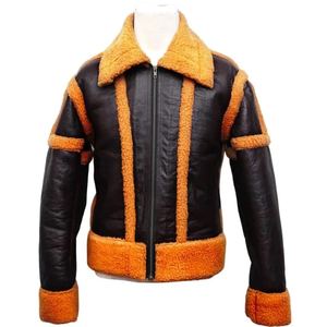 Veste d'hiver en cuir de mouton pour hommes Fashion Forward avec une coupe moderne confortable et un intérieur chaud pour un usage quotidien - Product Image 4