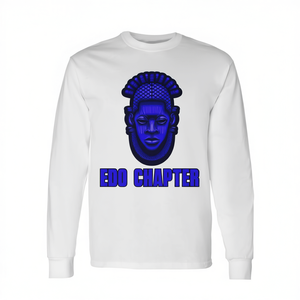 T-shirt à manches longues de qualité supérieure avec masque de la Reine Idia, T-shirt chapitre Edo, T-shirt promotionnel africain de qualité supérieure - Product Image 2