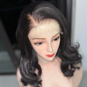 Perruque en cheveux naturels de haute qualité, perruque à fermeture frontale, noir clair, 100% cheveux humains vietnamiens - Product Image 6