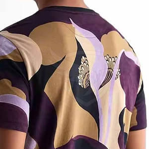 Summer Wear Nouveau Design Hommes T-Shirt à Manches Courtes Dernière Mode Casual 100% Coton Couleur Personnalisée Hommes T Shirt - Product Image 5