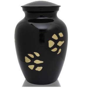 Urnas de Cremación Clásicas de Latón de Primera Calidad con Diseño de Huella Redonda, Venta al por Mayor para Cenizas Humanas y de Mascotas - Product Image 2