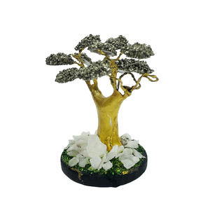 Árbol del Dinero de Cristal de Pirita Peruana, Hecho a Mano, Duradero, de Forma Libre, Piedra Natural, Decoración para la Abundancia en el Negocio - Product Image 1