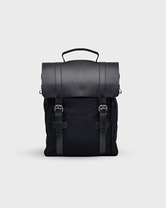 Genuine Leather Canvas <b>Backpack</b> Waterproof 36-<b>55L</b> Capacity Travel Laptop Fashion Style Wholesale Bulk Manufacturer LCB-0005 - Product Image 3