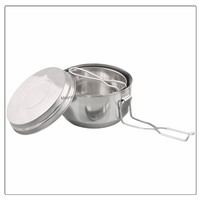 Ensemble de casseroles de cuisine de campagne en acier inoxydable
