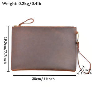 Bolso de Mano de Cuero de Alta Calidad para Mujer, con Cierre de Cremallera, Gran Capacidad, Cartera de Cuero Suave, Estilo Casual, Modelo 2026 - Product Image 4