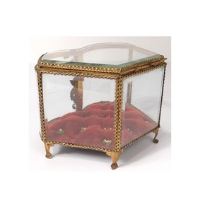 New Decorative Brass and <b>Glass</b> <b>Jewelry</b> <b>Box</b> Customized Design <b>Glass</b> and Brass <b>Jewelry</b> <b>Box</b> Accessories Wholesale Exporter - Product Image 6