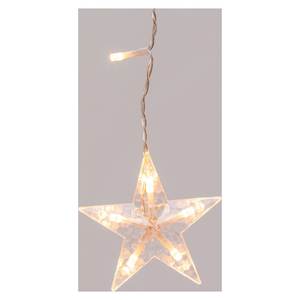Cortina de Luces Navideñas Transparentes con 90 Estrellas LED Blanco Cálido, 8 Juegos de Luces, IP44, 78123 por Lote, 2+4m - Product Image 2