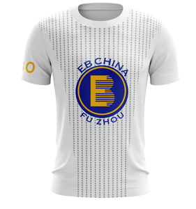 Camiseta de poliéster ajustada transpirable para mujer, uniformes de Fitness sin cuello con estampado de sublimación 3D para ropa deportiva, uso de logotipo personalizado - Product Image 5