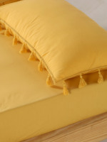 Drap-housse en pur coton 100% de qualité supérieure et drap plat en plastique durable élastique anti-rides qualité longue durée