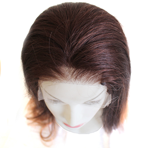 วิกผมบ๊อบสีน้ำตาลธรรมชาตินี้มีความนุ่มระบายอากาศและมีสไตล์-เหมาะสำหรับรูปลักษณ์ที่เหมือนจริงและสวมใส่สบายในชีวิตประจำวัน - Product Image 5