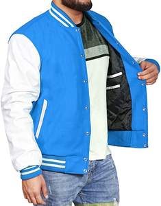 Venta al por mayor personalizado Plain American College Varsity chaquetas oficial American CollegeBaseballjacket para los hombres - Product Image 6