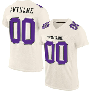 Venta al por mayor de ropa de fútbol ligera de secado rápido para adultos logotipo personalizado cuello de gran tamaño sublimación manga corta uniforme - Product Image 6