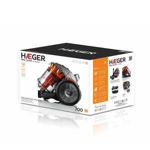 Aspirapolvere ciclonico senza sacco 700W 3L (Haeger VC-70C.042A) - Product Image 3
