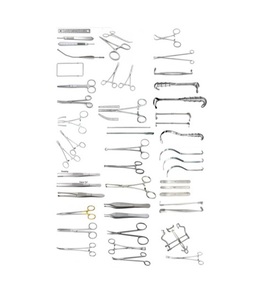 Juego de instrumentos de cirugía básica grande de alta calidad Manual de acero inoxidable multiusos Calidad alemana - Product Image 4