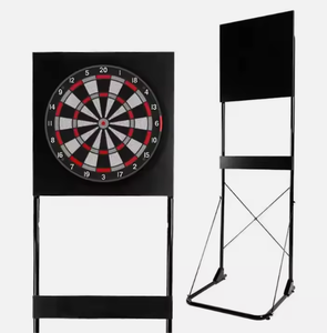 Support de jeu de fléchettes noir de qualité professionnelle Premium pour le jeu et l'utilisation à domicile - Product Image 3