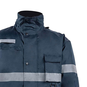 High Quality Cotton Flame-Retardant Hi Vis Winter Workwear Jackets Reflective Road Work Windproof OEM Wholesale - Product Image 6