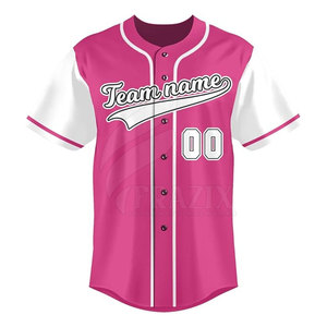 Maillot de baseball/softball pour homme, nouvelle arrivée, respirant, séchage rapide, vêtements d'entraînement sportif, 100% polyester, personnalisable - Product Image 4