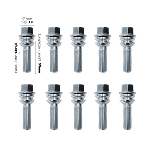 10 tornillos ch.19 14x1.5 l.53mm con arandela esférica móvil - Product Image 1