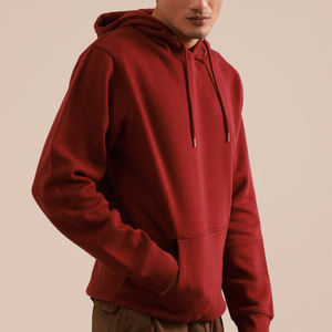 Sudadera de forro polar suave en tonos tierra cálidos con un diseño relajado, bolsillo canguro y un diseño acogedor, perfecta para el uso diario informal. - Product Image 4