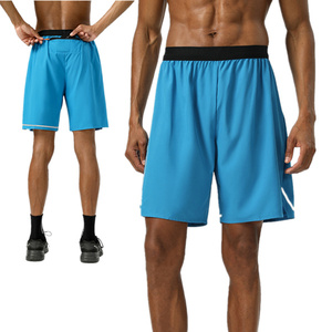 Respirant ample grande taille été Polyester Spandex cinq-Quatar Shorts Fitness course quatre côtés élastique Shorts livraison DDP - Product Image 1