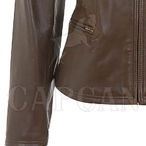 100% chaquetas de cuero genuino para mujer Coaction manga larga al aire libre con relleno de algodón transpirable Etiqueta Privada - Product Image 5