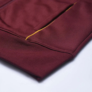 Survêtement pour hommes en coton 100% avec impression puff, col montant, capuche et pantalon, fabrication en usine - Product Image 6