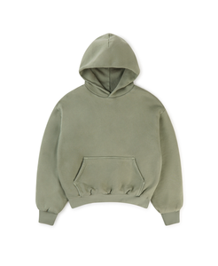 Sweat à capuche double personnalisé, épais, 480 g/m², 100 % coton molletonné, épaules tombantes, coupe classique, imprimé, écologique - Product Image 5