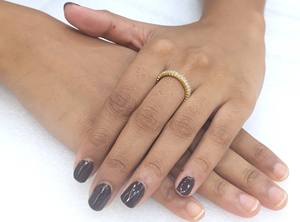 Anillo Apilable de Oro Amarillo/Rosa Sólido de 14K, Anillo de Eternidad Completo con Diamante Cultivado en Laboratorio de 0.40 Ct para Mujer, Regalo de San Valentín - Product Image 4