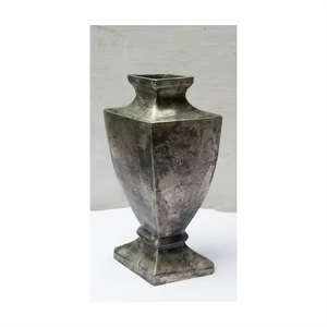 ALUMINIUM FLOWER <b>VASE</b> WEDDING DECORATION <b>VASE</b> FANCY MODERN STYLE MEDIUM SIZE FLOOR <b>VASE</b> GARDEN DECORATION - Product Image 4