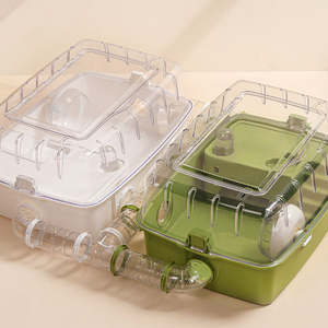 Jaula Grande de Plástico Transparente de Lujo para Hámster con Bandeja de Plástico - Product Image 4