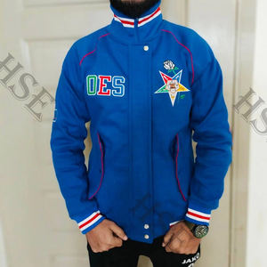 Varsity <b>jackets</b> OES <b>Jackets</b> Masonic latter Women <b>Jacket</b> OES ROYAL BLUE-HSE - Product Image 4