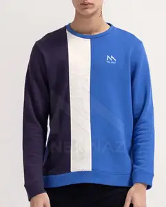 Wholesale New Fashion Custom Made Logo Heavy Premium Crew Neck for Men Long Sleeve Pullover Premium Sweat Shirts