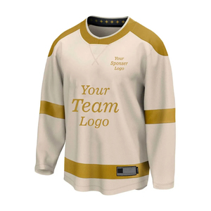 Diseños de equipo personalizados de tela transpirable para jerséis de hockey personalizados ligeros de alto rendimiento jerséis de hockey sublimados - Product Image 1