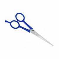 Ensemble de ciseaux de barbier professionnels de haute qualité, en acier inoxydable 4Cr13, manche en plastique moyen, non pliables, pour droitiers