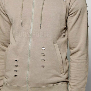 Venta caliente Chándal deportivo para hombre Slim Fit Cómodo Desgastado Ropa deportiva para entrenamiento de invierno Cuello con capucha Sólido - Product Image 6
