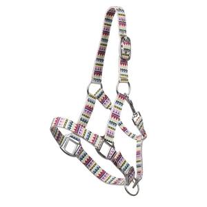 Cabestro Ajustable de Nailon con Estampado Azteca Pastel Premium para Caballos - Product Image 1
