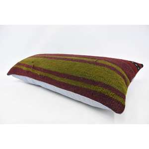 หมอนหนุนขนสัตว์โบฮีเมียนลายดอกไม้วินเทจสีแดงเข้มเป็นมิตรกับสิ่งแวดล้อมไม่ลื่นถอดซักได้ตกแต่งได้หรูหราขนาด16x36 - Product Image 5