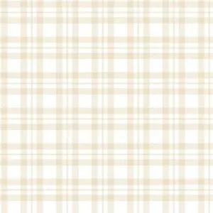 Tiny Tots 2 Modern Geometric <b>Wallpaper</b> Plaid Beige Stripes Damask <b>Waterproof</b> PVC for Bedroom <b>Kitchen</b> Hotel Bathroom-G78393 - Product Image 1