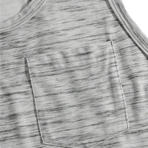 2025 hommes couleur unie Fitness porter débardeur maille respirant sans manches gymnastique débardeur nouvelle mode hommes débardeur - Product Image 4