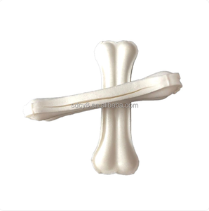 Osso de Mastigar para Cães em Couro Cru Personalizado, Formato de Osso, Alta Proteína, Fornecimento em Massa para Distribuidores e Atacadistas - Product Image 1