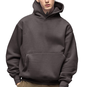 Sweat à Capuche Épais Épais Épais Épais Épais Épais Épais Épais Épais Épaule Goutte Épaule Hommes Sweat Logo Personnalisé French Terry Sweat À Capuche Surdimensionné - Product Image 5
