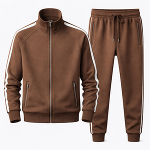 Ensemble de survêtement d'hiver pour homme en gros OEM, 100% coton, nouveau design, chaud, respirant, grande taille, meilleur prix, imprimé - Product Image 5