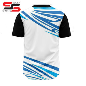 High Quality Quick Dry Baseball Jersey Custom Sublimated Sportswear with Durable Button Uniform Breathable Design Latest Style - Product Image 6
